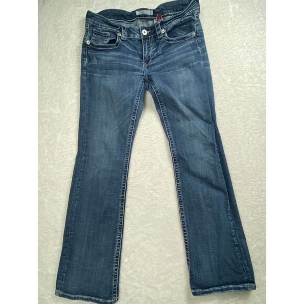 Stetson Bootcut Dark Wash‎ Denim Jeans with Decorative Back Pockets Size 14 Long